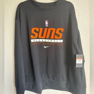 NWT Phoenix Suns Nike Team Issue Black Crewneck Sweatshirt - Men’s 2XL